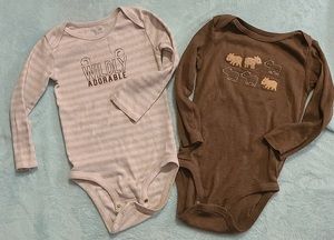 *BOGO free* Just One You by Carter's Long Sleeve Onesies